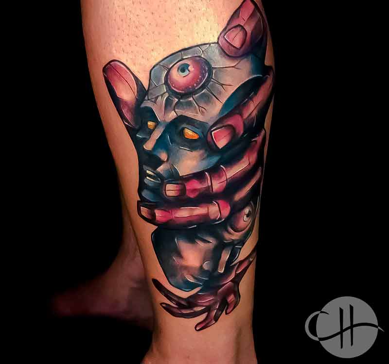 Realism duality tattoo by Choco in Lisbon